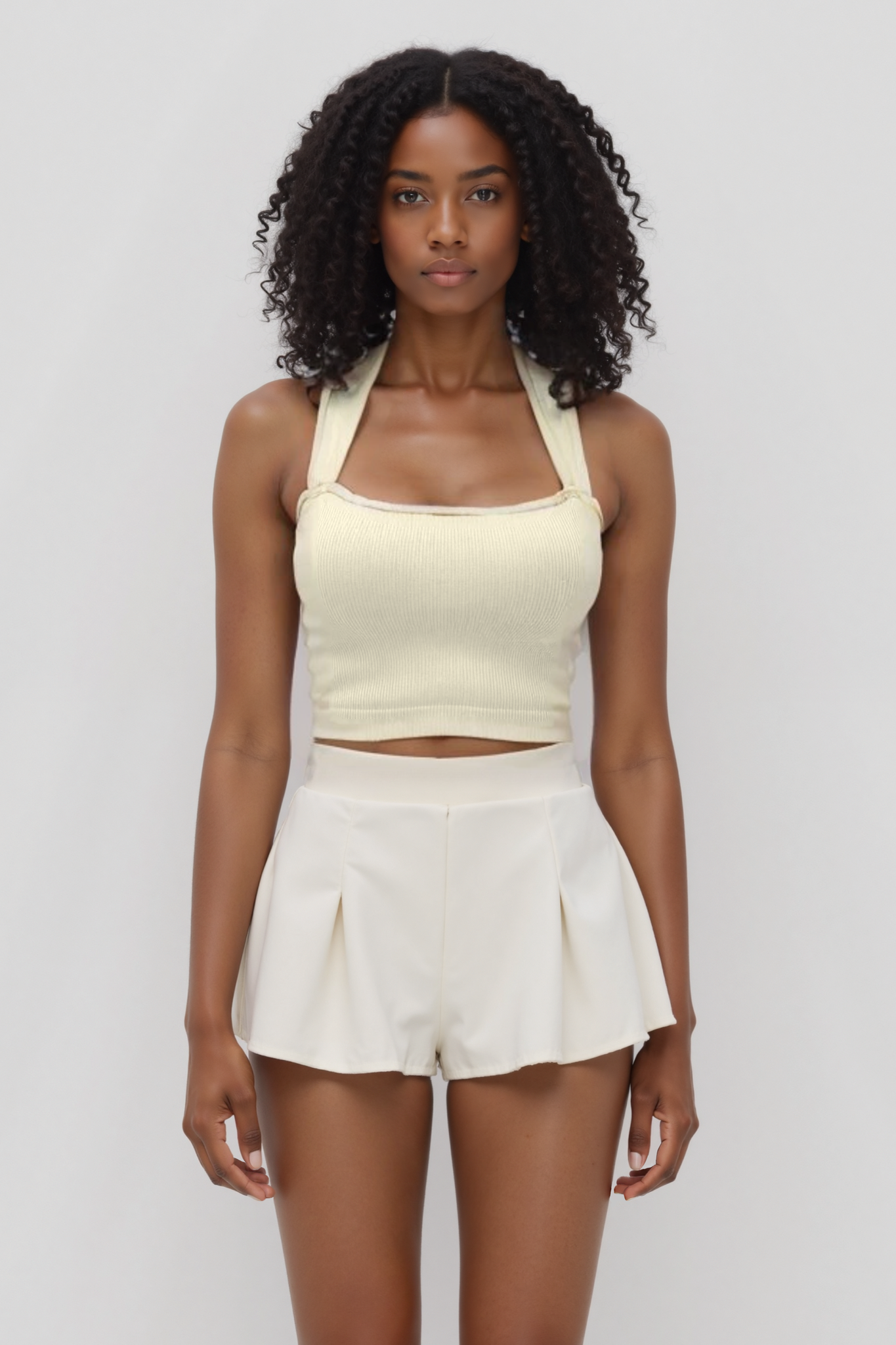 Essential Solid Color Tank Top - Soft Breathable Everyday Basic-2500151