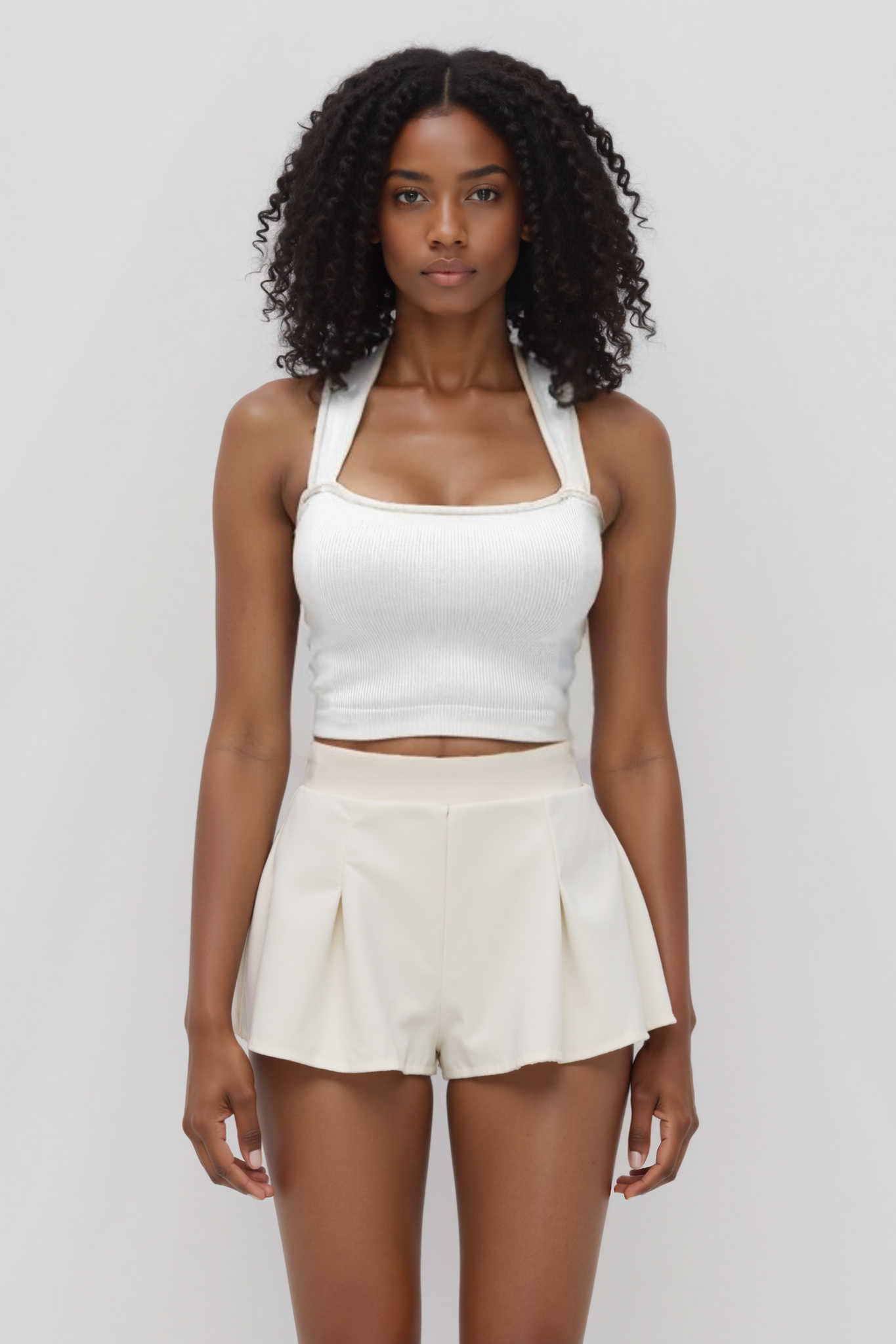 Essential Solid Color Tank Top - Soft Breathable Everyday Basic-2500151