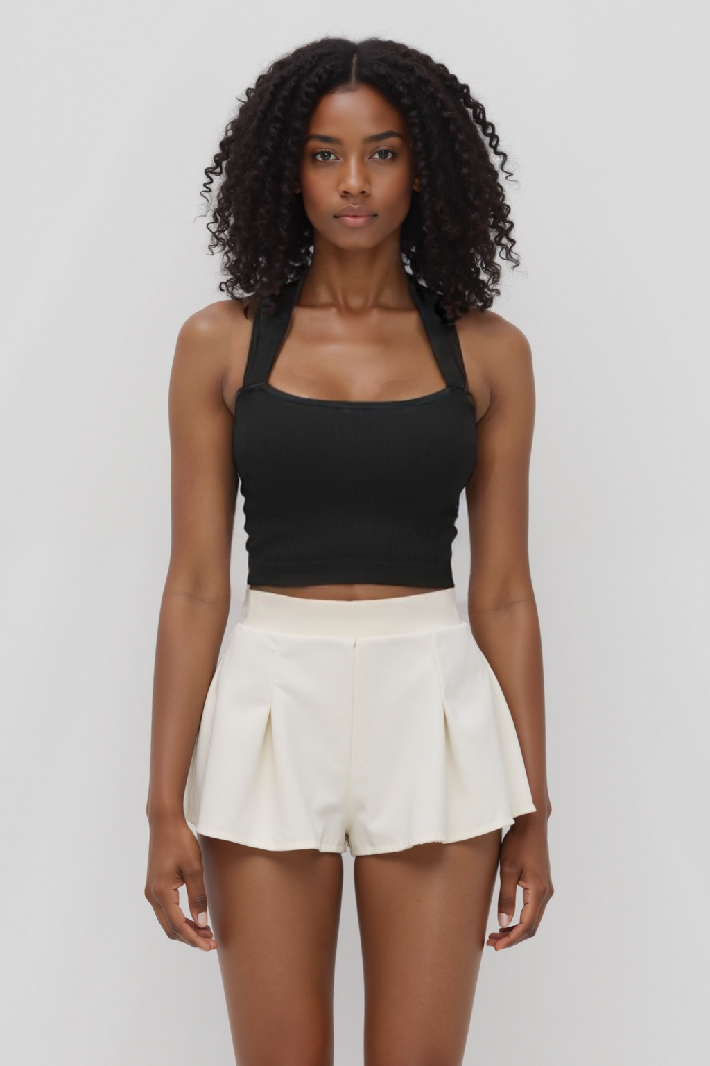 Essential Solid Color Tank Top - Soft Breathable Everyday Basic-2500151