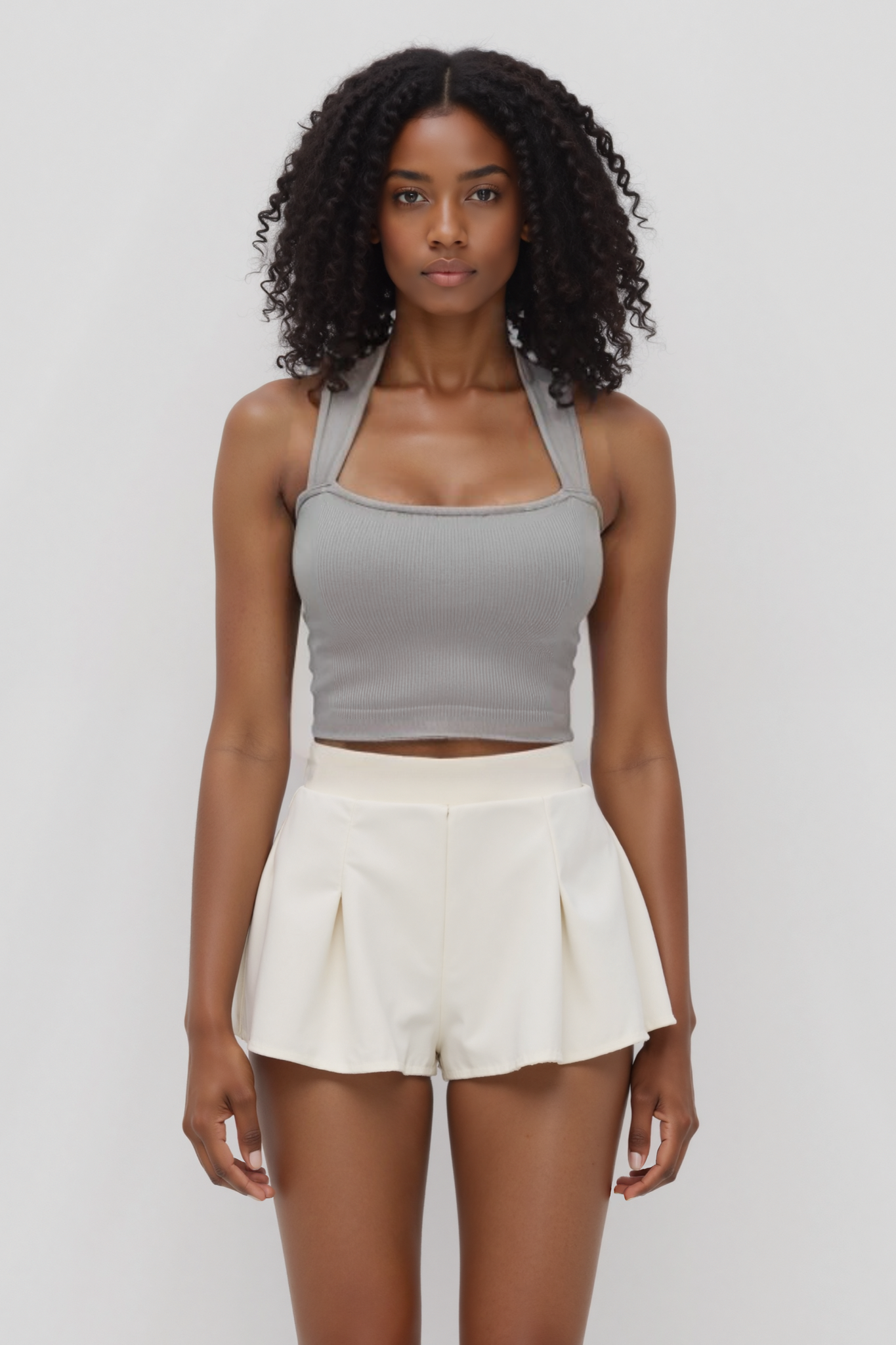 Essential Solid Color Tank Top - Soft Breathable Everyday Basic-2500151