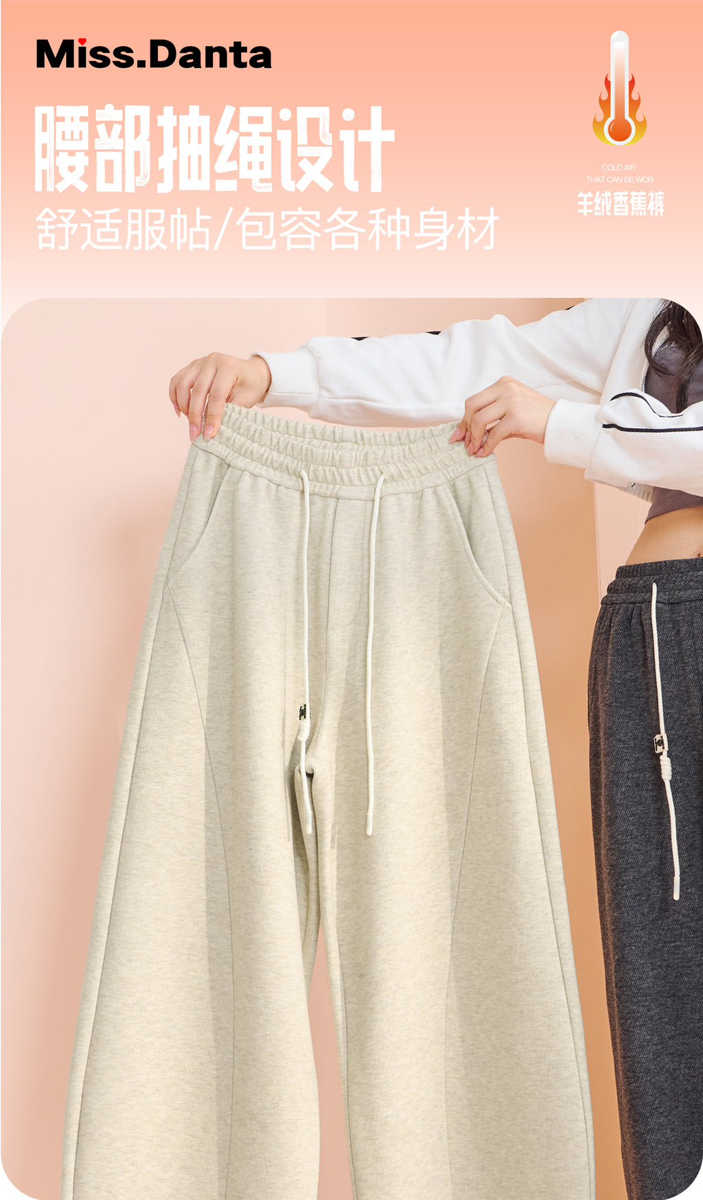 Designer Wool Pants - Statement Curved Hem for a Modern Look-2500244