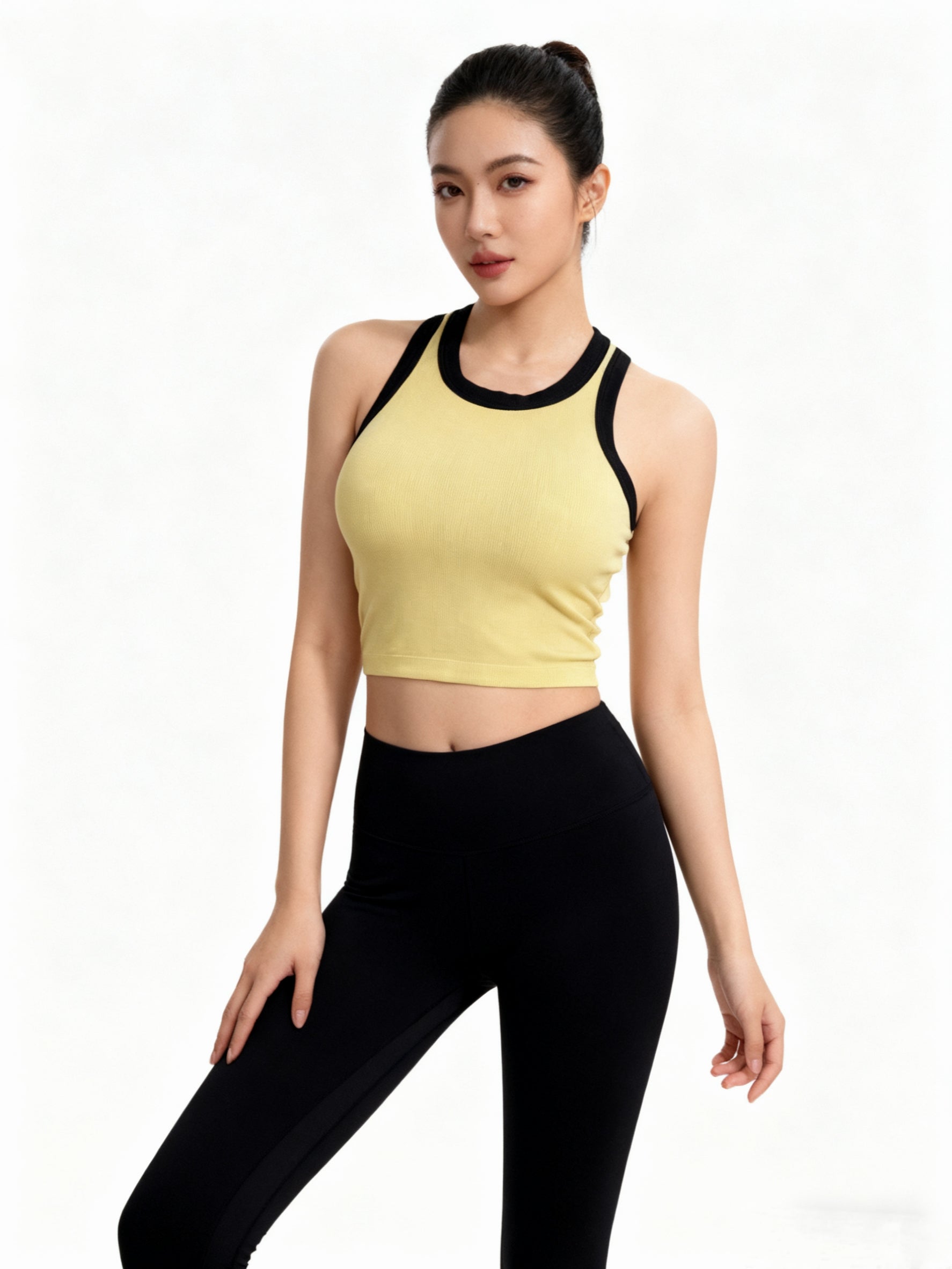 Essential Solid Color Tank Top - Soft Breathable Everyday Basic-2500357
