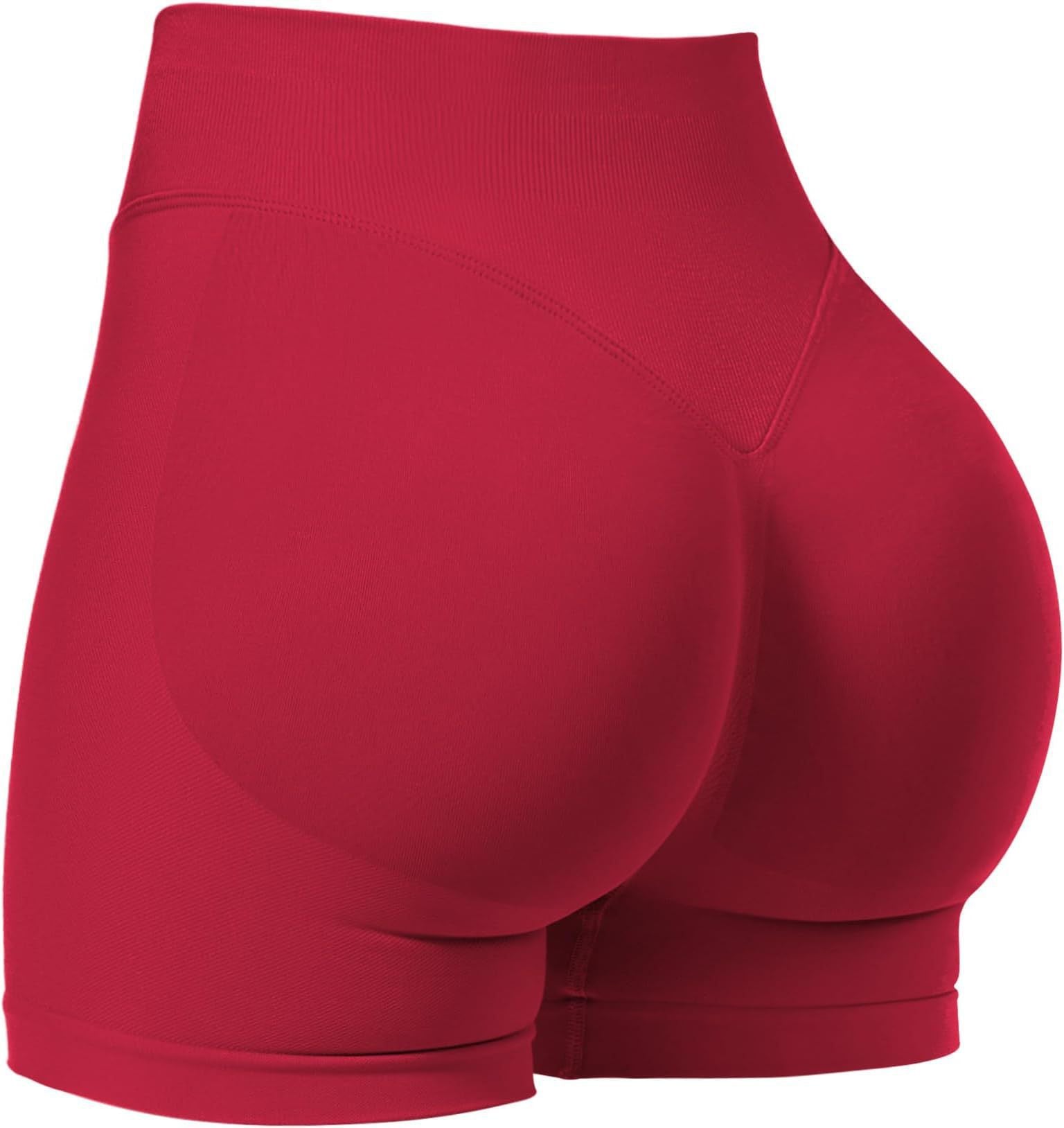 3-Inch Inseam Booty Lifting Yoga Shorts - High-Waisted & Cheeky-2500113