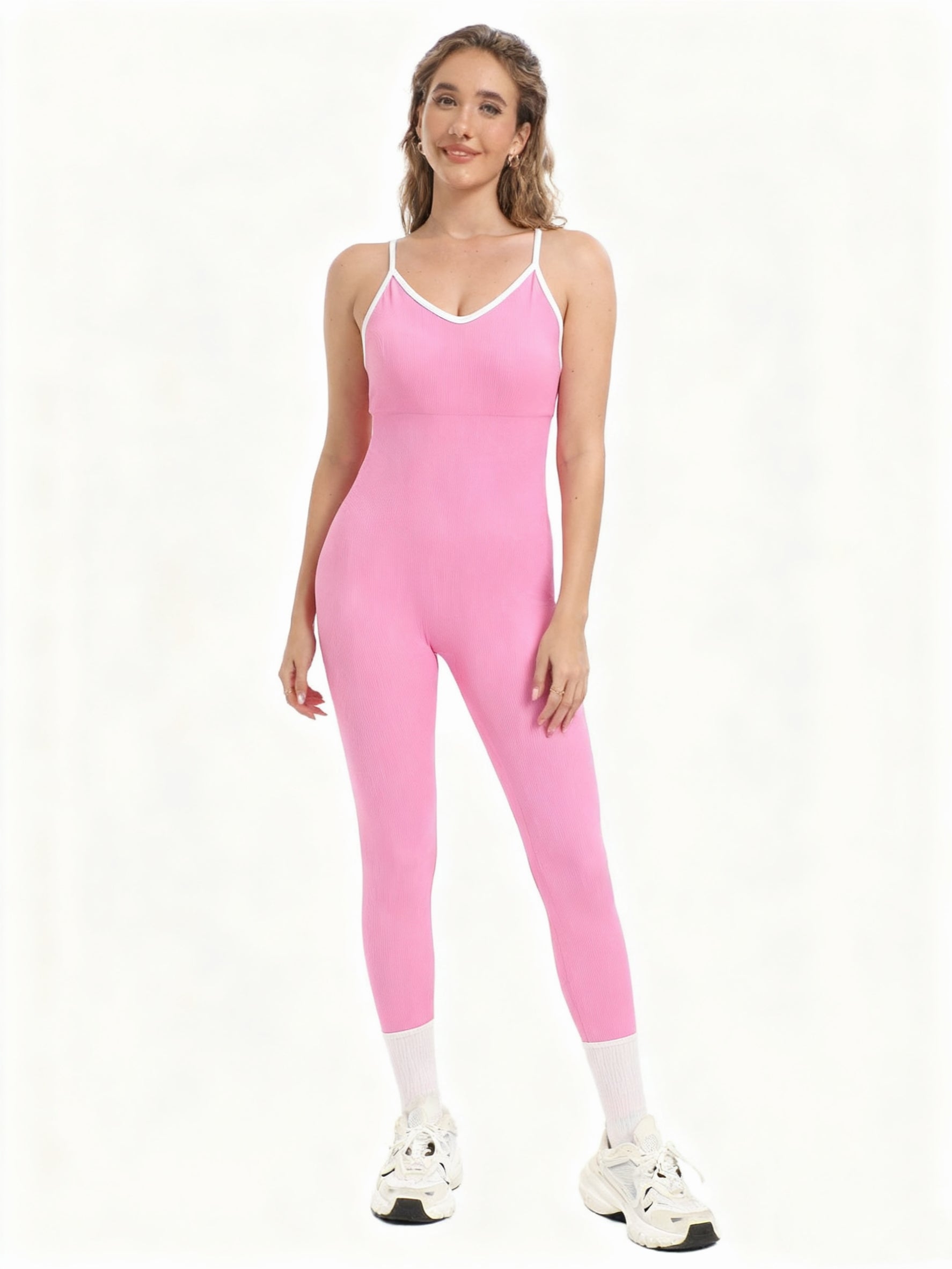 【New Arrival】Va Va Voom Bodysuit - Long Pants with Spaghetti Straps-2500162