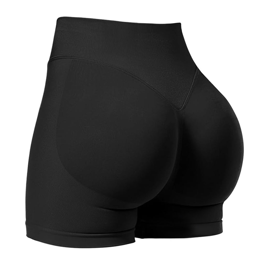 3-Inch Inseam Booty Lifting Yoga Shorts - High-Waisted & Cheeky-2500113