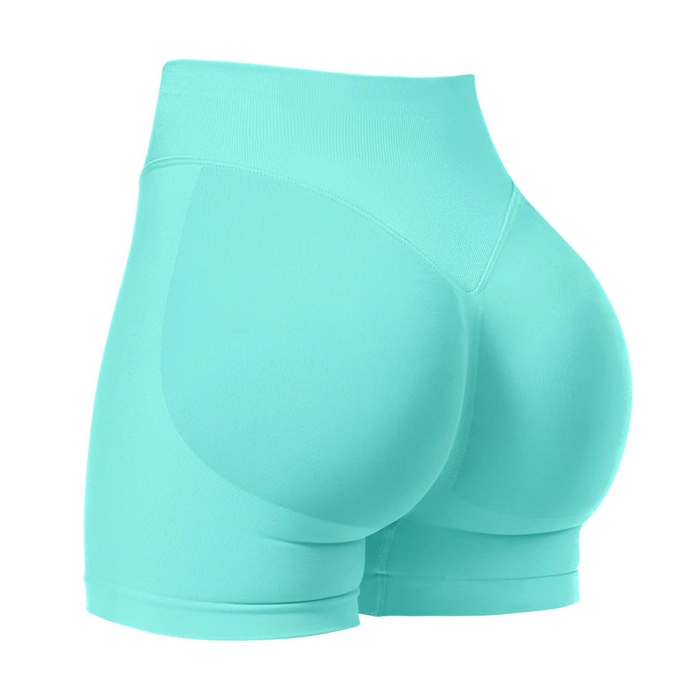 3-Inch Inseam Booty Lifting Yoga Shorts - High-Waisted & Cheeky-2500113