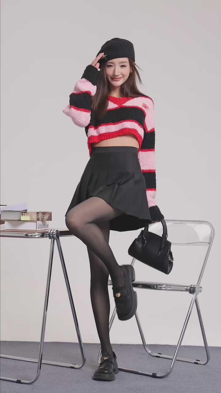 Thermal Wet Look Tights - Plush Lined & Glossy for Cold Weather Glam-25002414